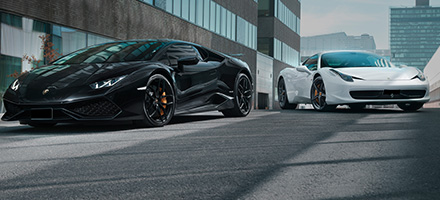 Ferrari och Lamborghini
